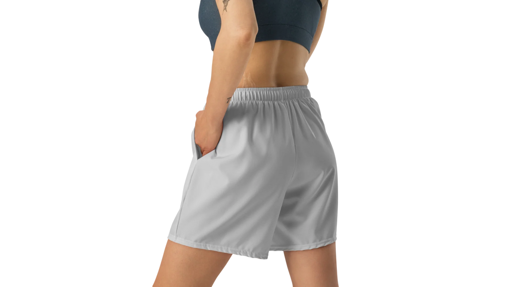 Women's Valkyrie Crest Athletic Shorts - Gray