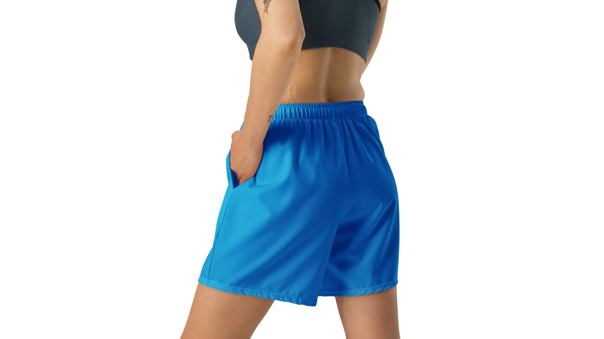 Women's Valkyrie Crest Athletic Shorts - Navy