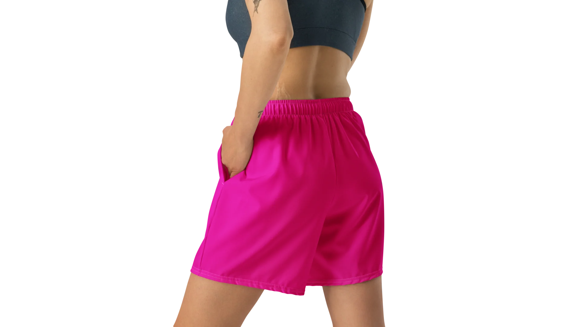 Women's Valkyrie Crest Athletic Shorts - Pink