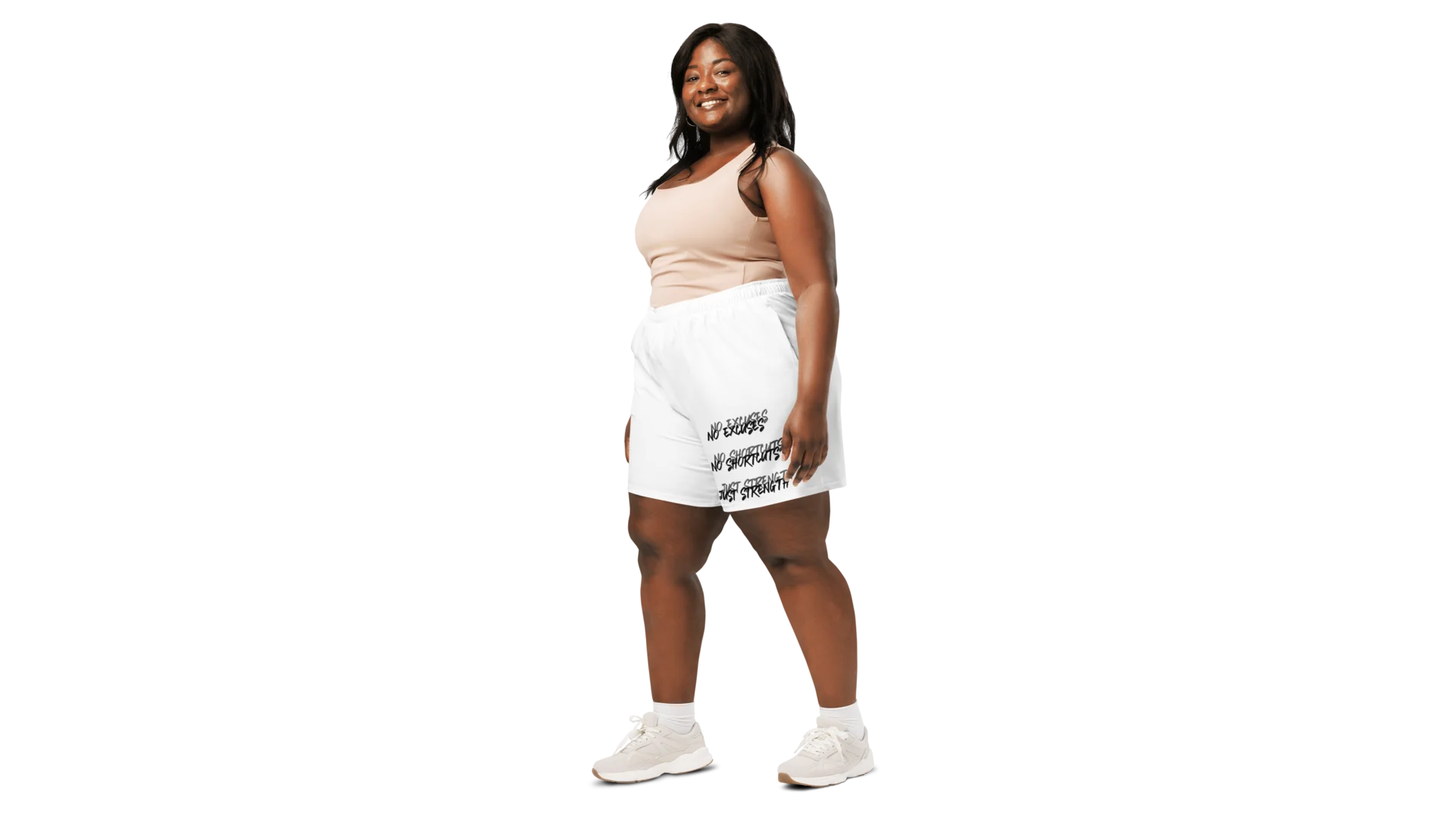 Women's Valkyrie Crest Athletic Shorts - White