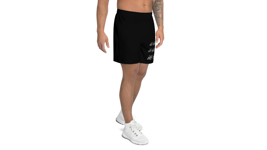 Men's Rune Crest Athletic Shorts - Black