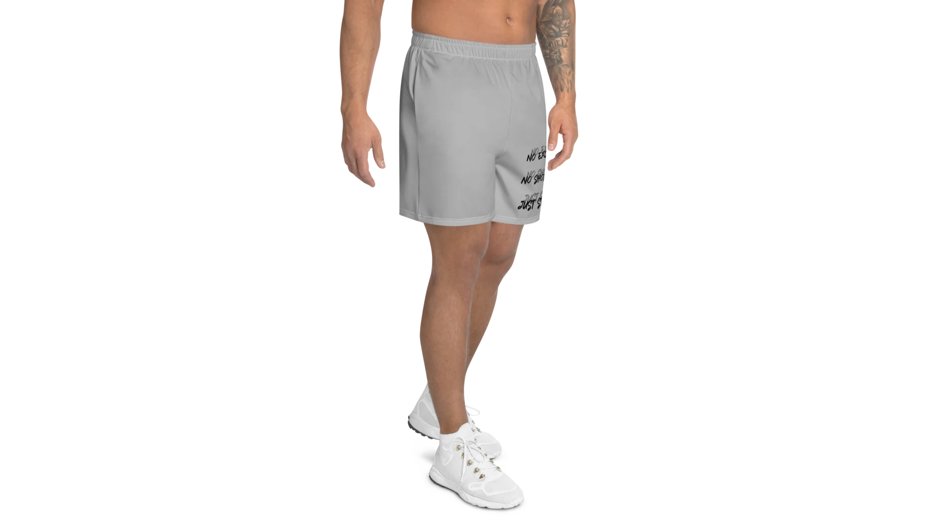 Men's Rune Crest Athletic Shorts - Gray