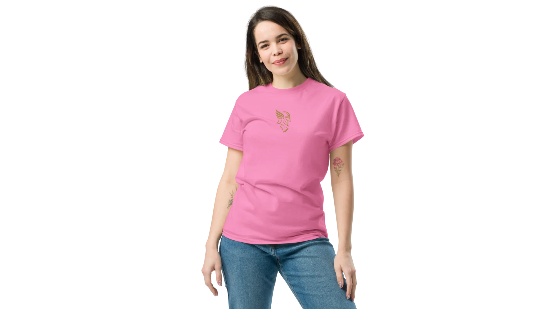 Women's Forge Graphic Cotton Tee - Old Gold
