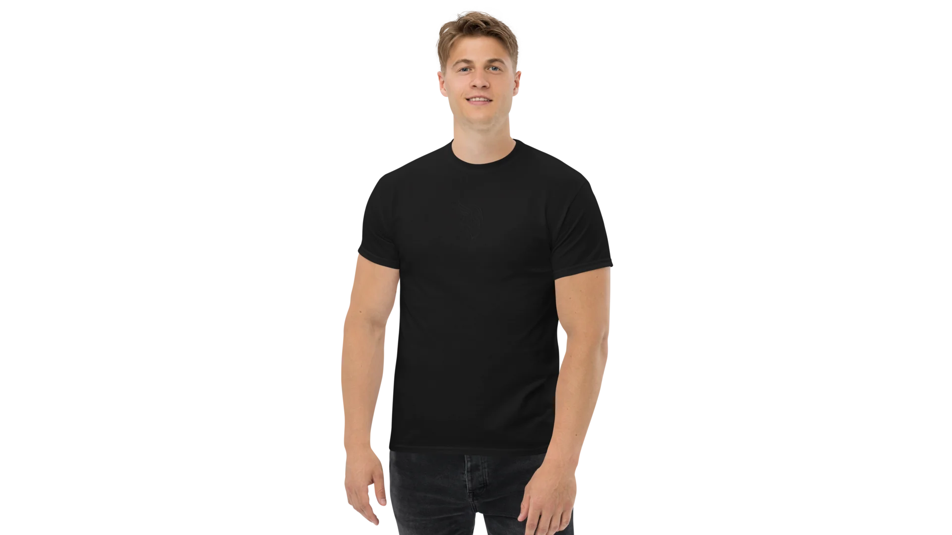 Men's Forge Graphic Cotton Tee - Black