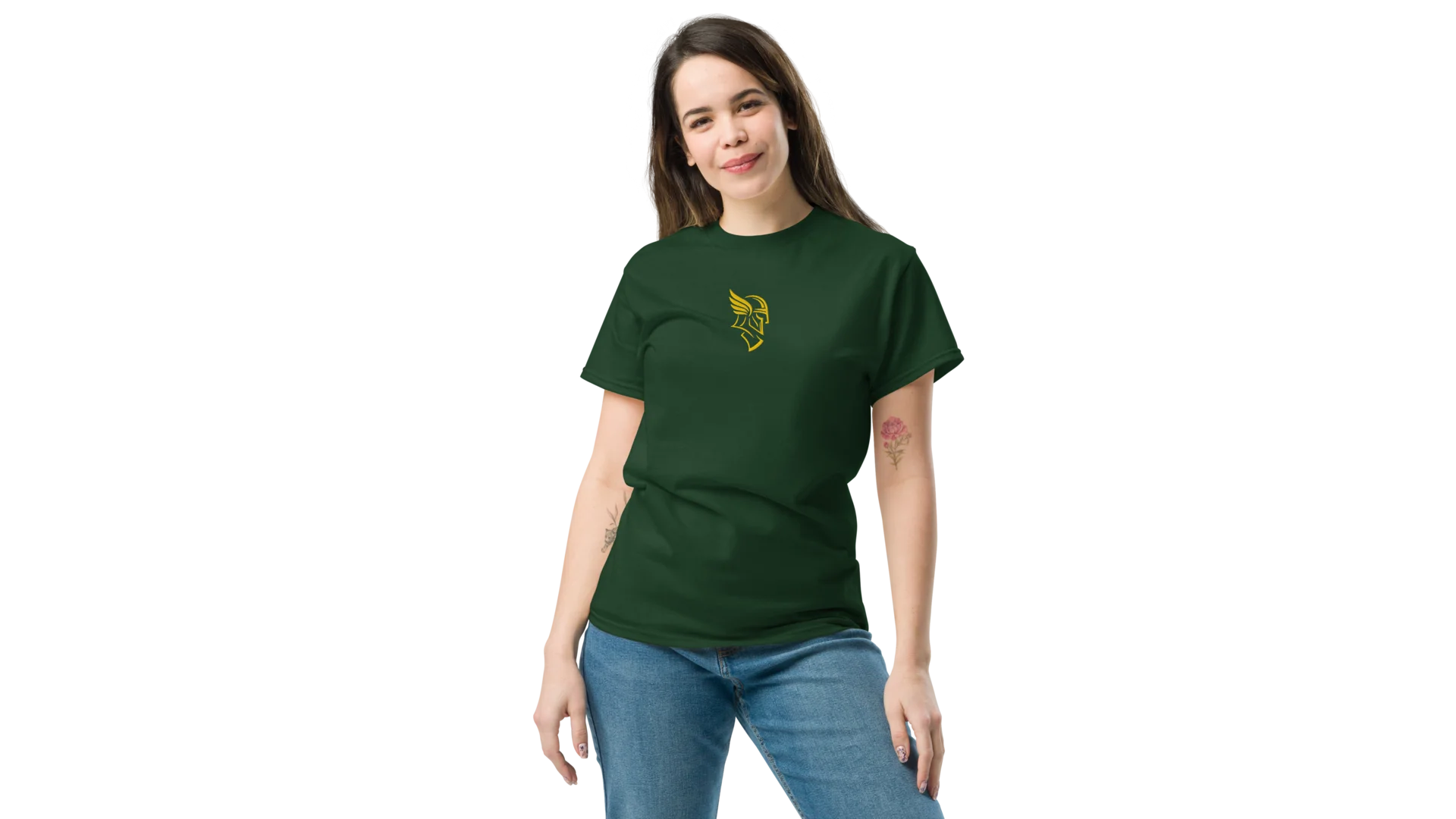 Women's Forge Graphic Cotton Tee - Gold