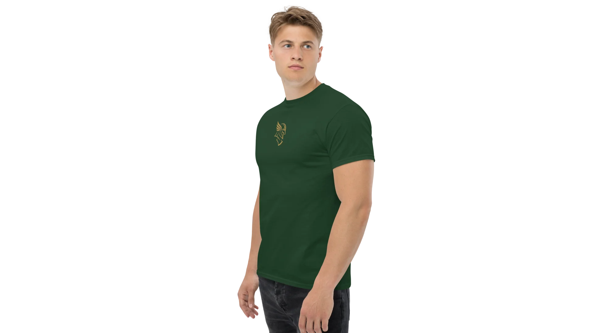 Men's Forge Graphic Cotton Tee - Old Gold