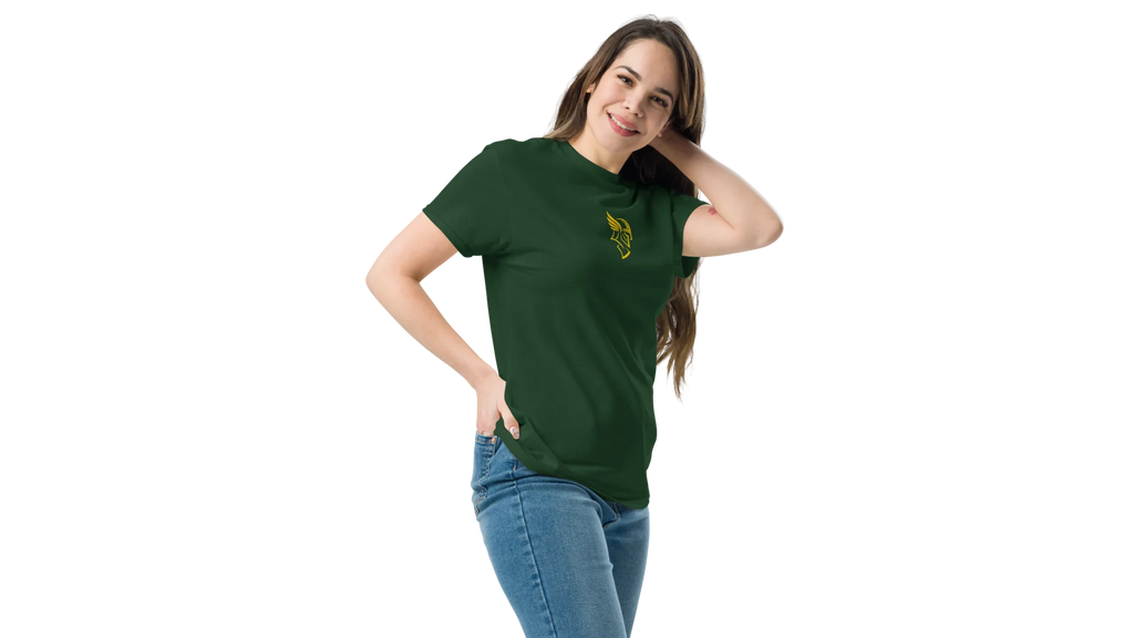 Women's Forge Graphic Cotton Tee - Gold