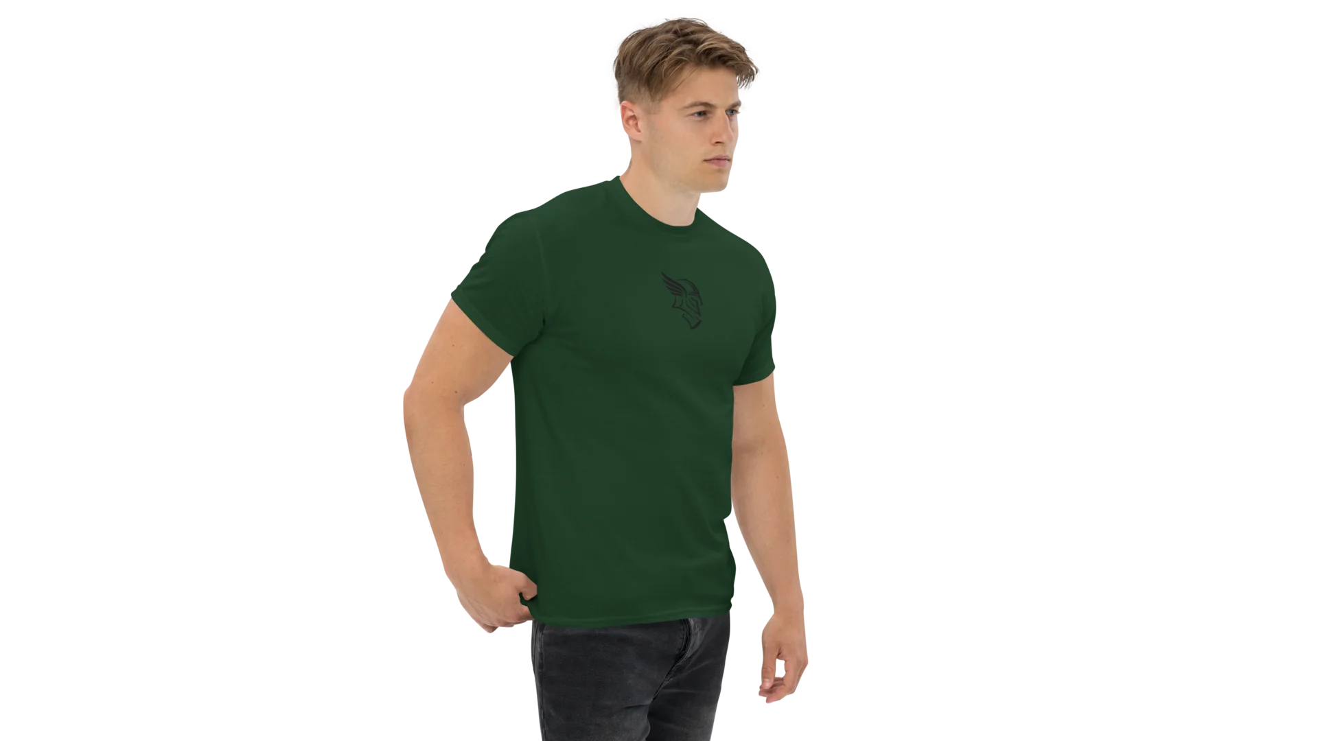 Men's Forge Graphic Cotton Tee - Black