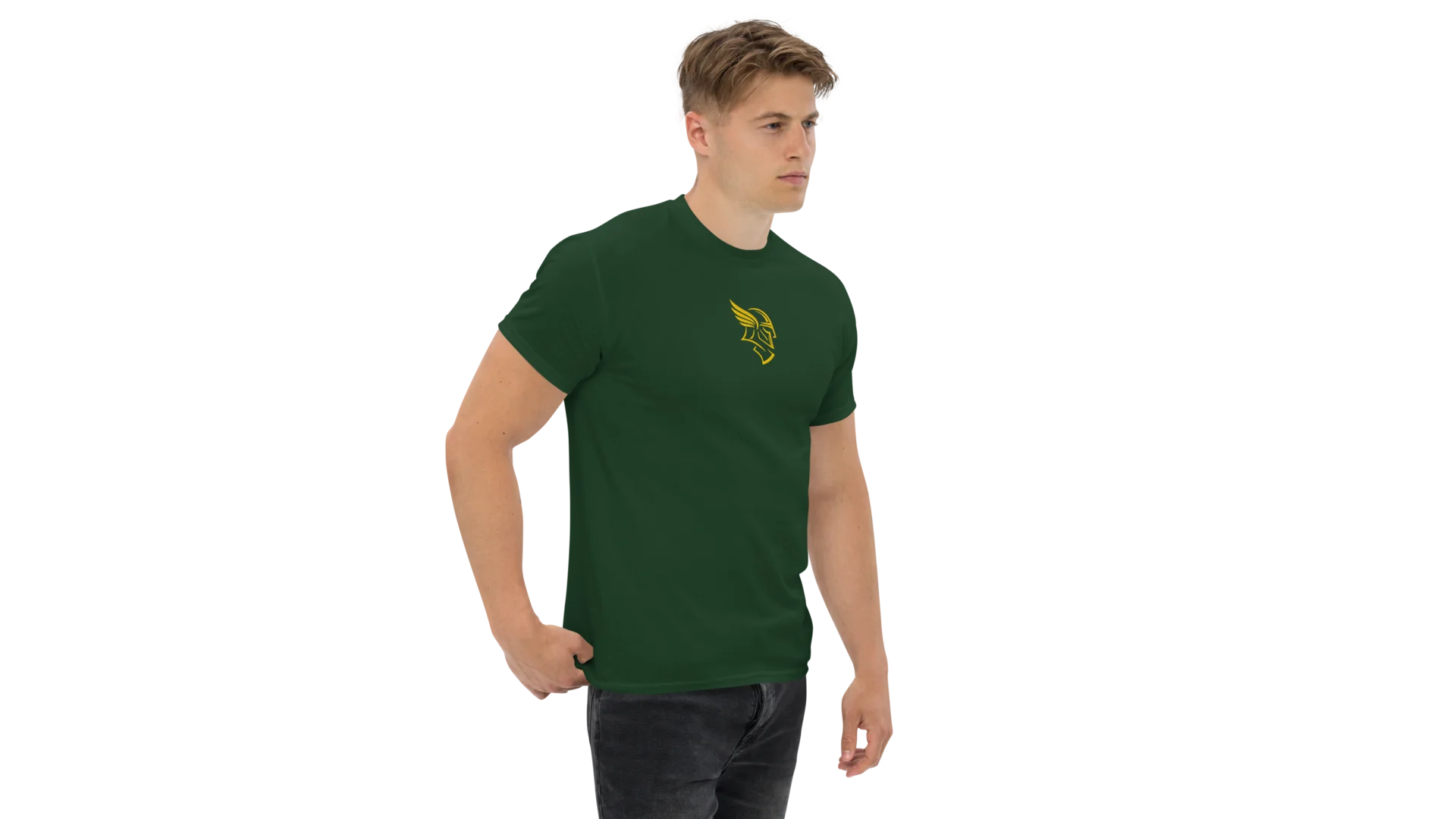 Men's Forge Graphic Cotton Tee - Gold