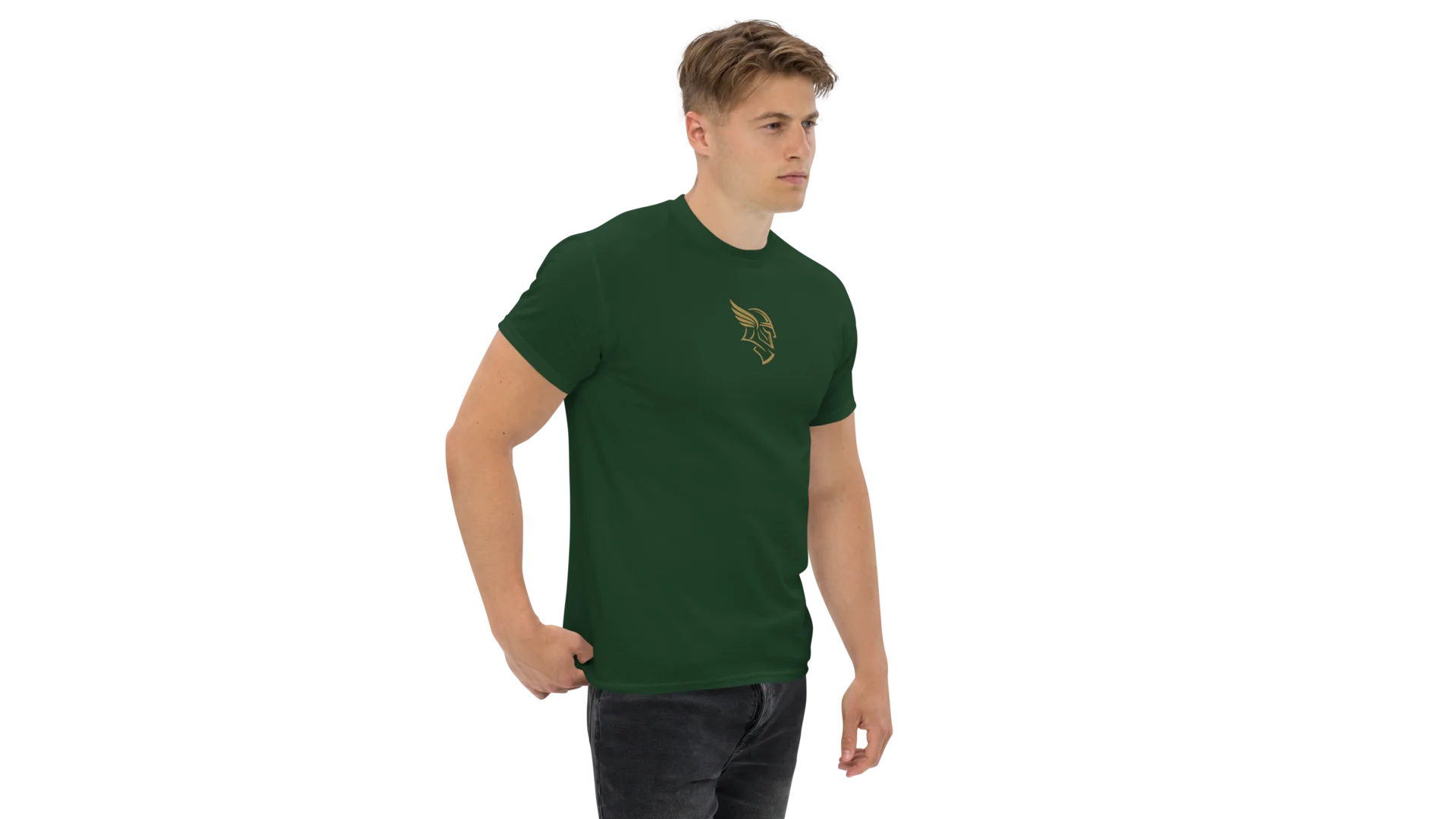 Men's Forge Graphic Cotton Tee - Old Gold