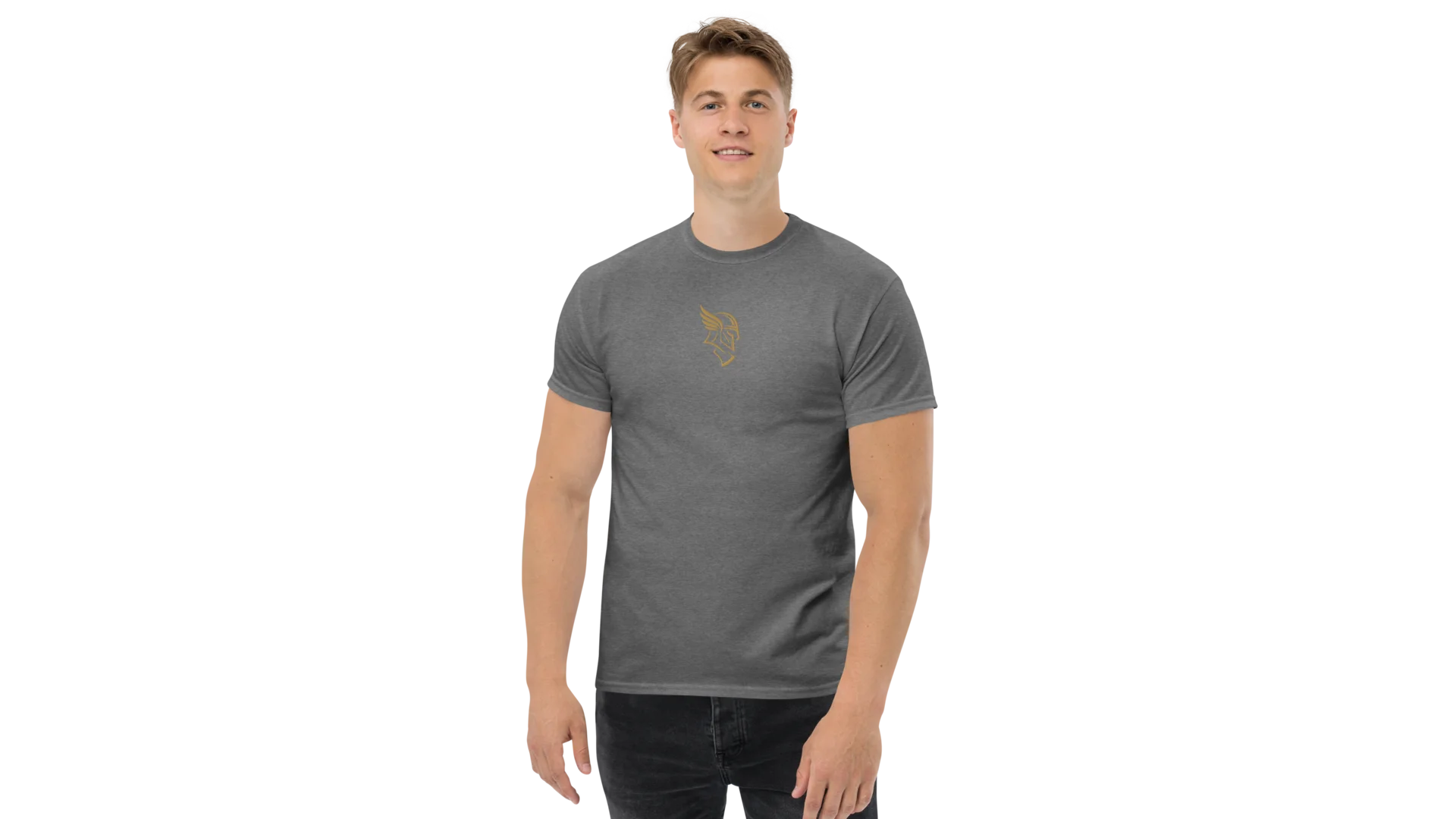 Men's Forge Graphic Cotton Tee - Old Gold