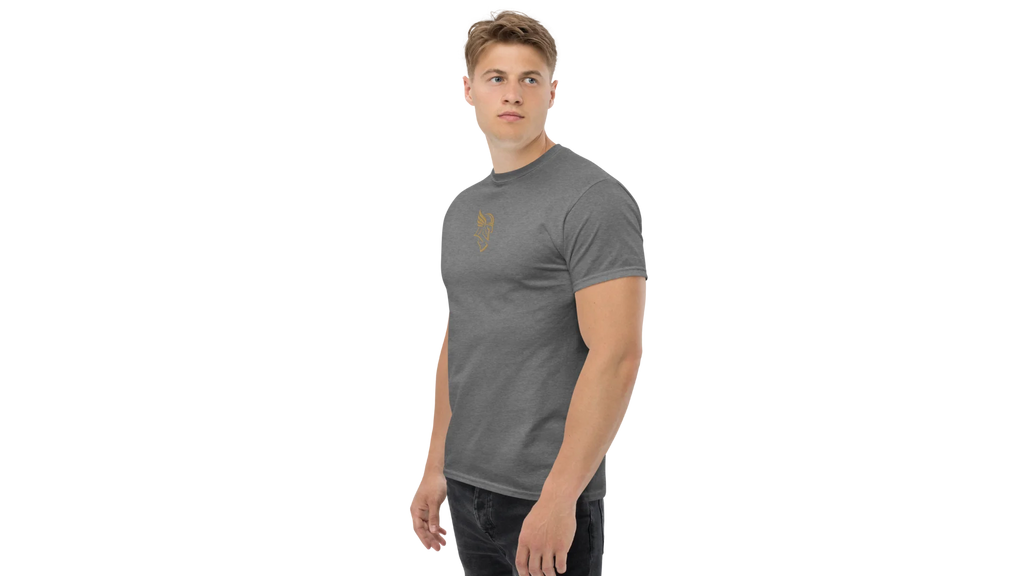 Men's Forge Graphic Cotton Tee - Old Gold