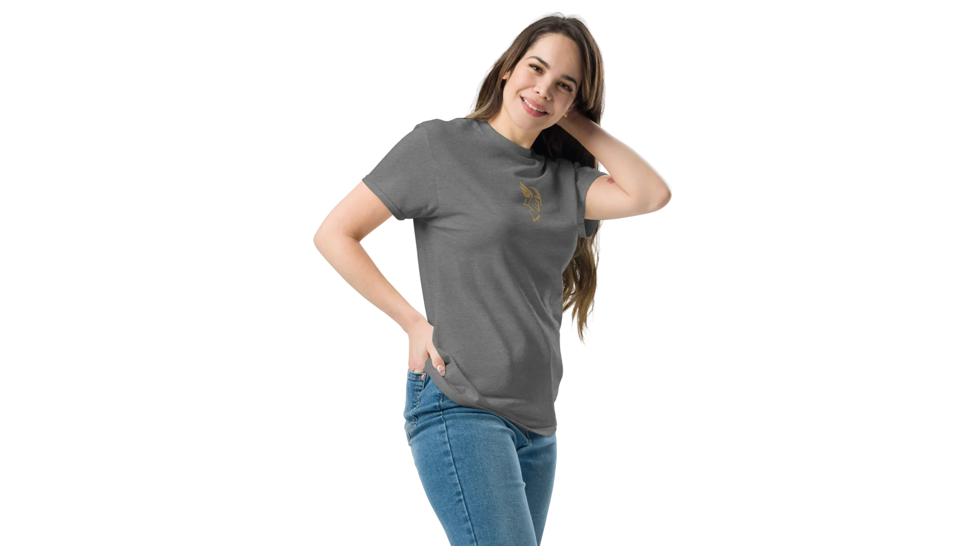 Women's Forge Graphic Cotton Tee - Old Gold