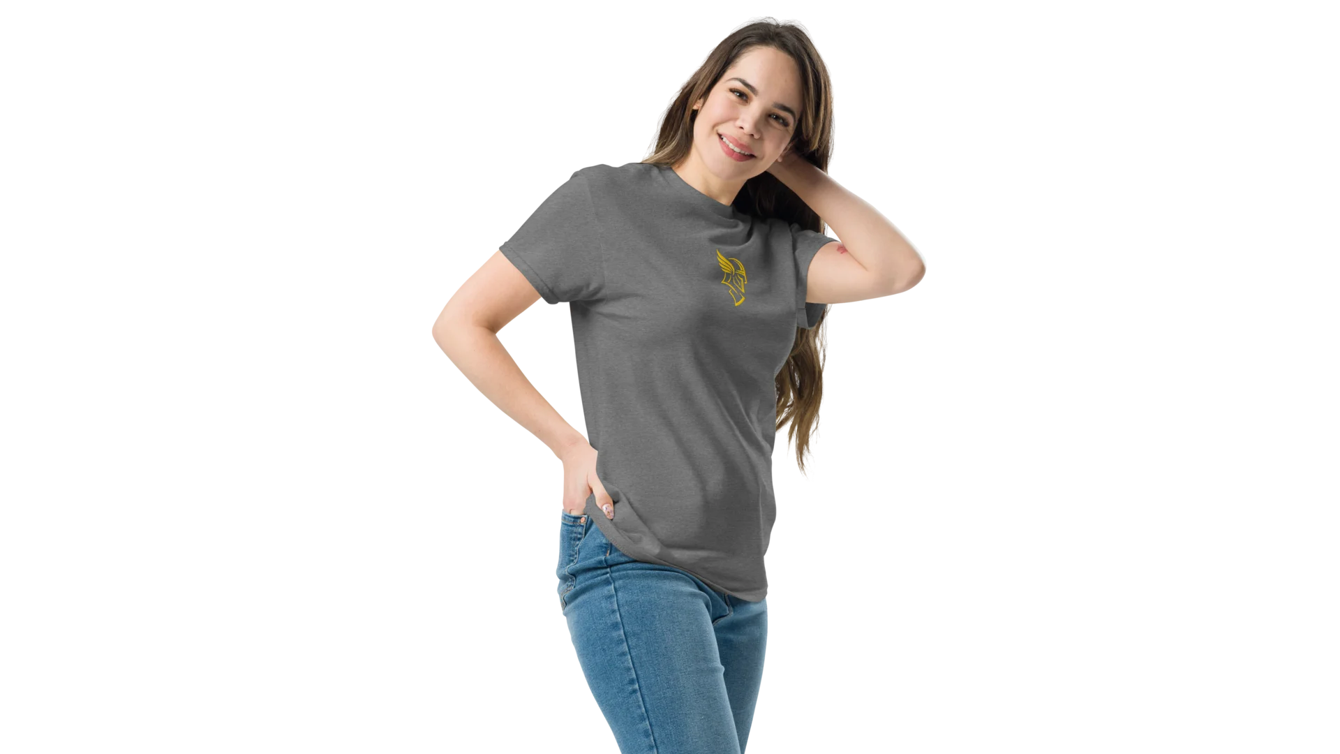 Women's Forge Graphic Cotton Tee - Gold