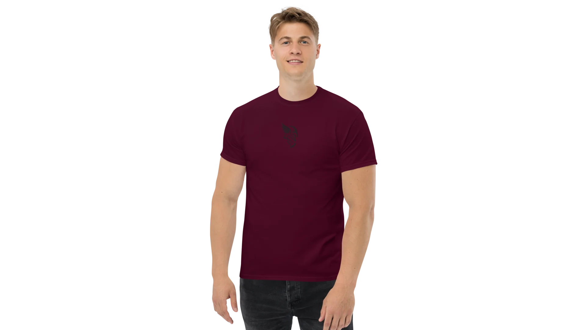 Men's Forge Graphic Cotton Tee - Black