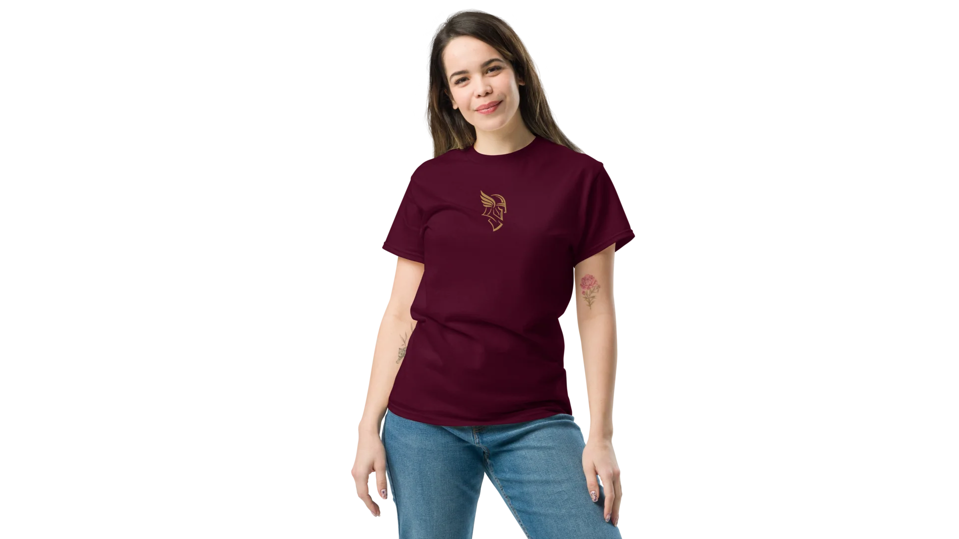 Women's Forge Graphic Cotton Tee - Old Gold