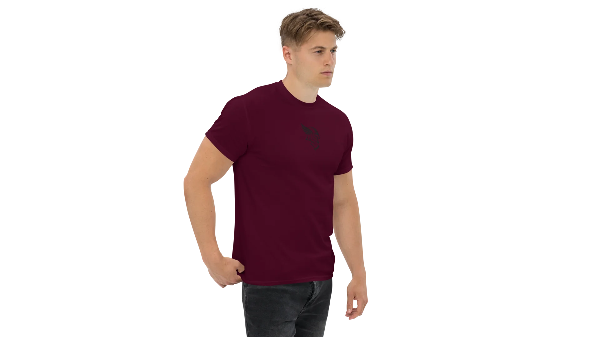 Men's Forge Graphic Cotton Tee - Black
