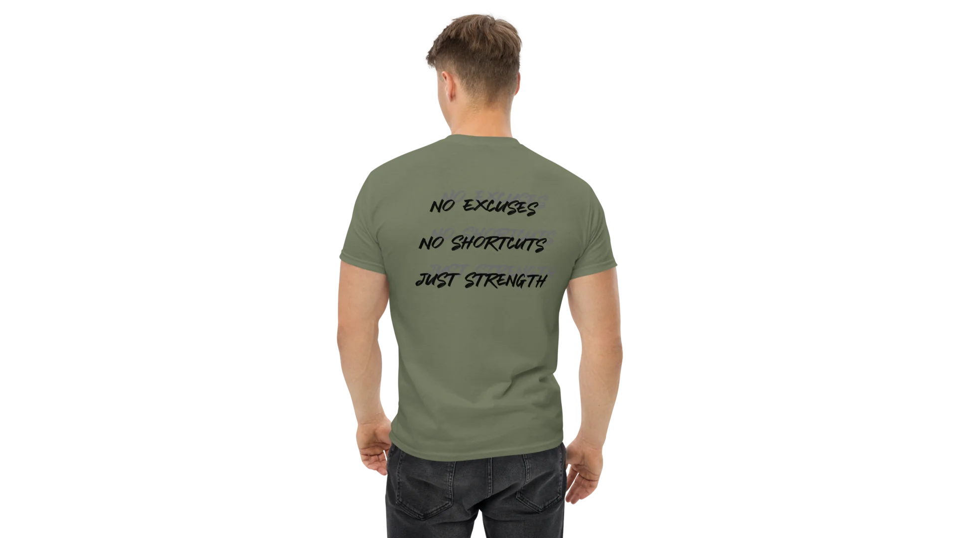 Men's Forge Graphic Cotton Tee - Black