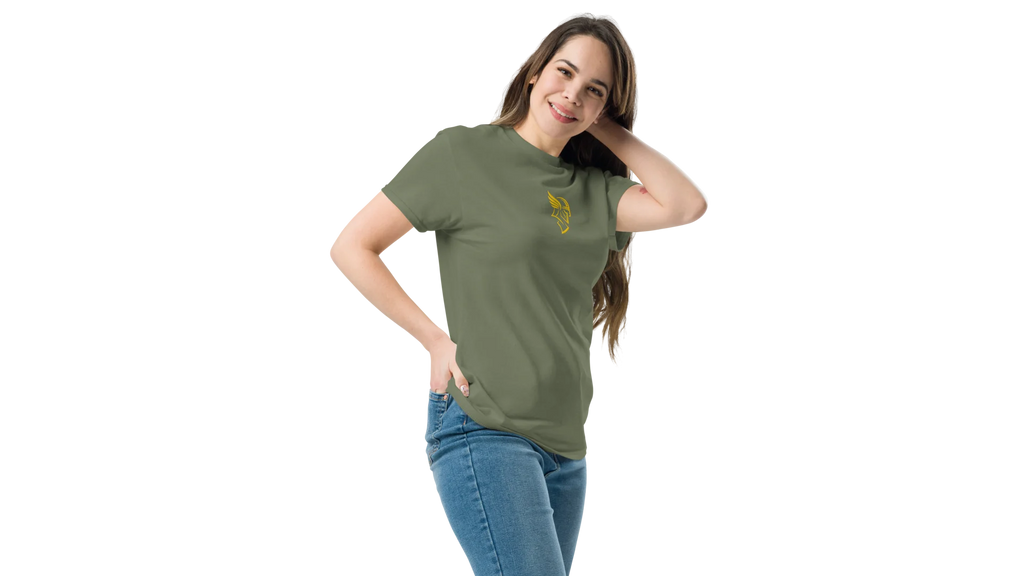 Women's Forge Graphic Cotton Tee - Gold