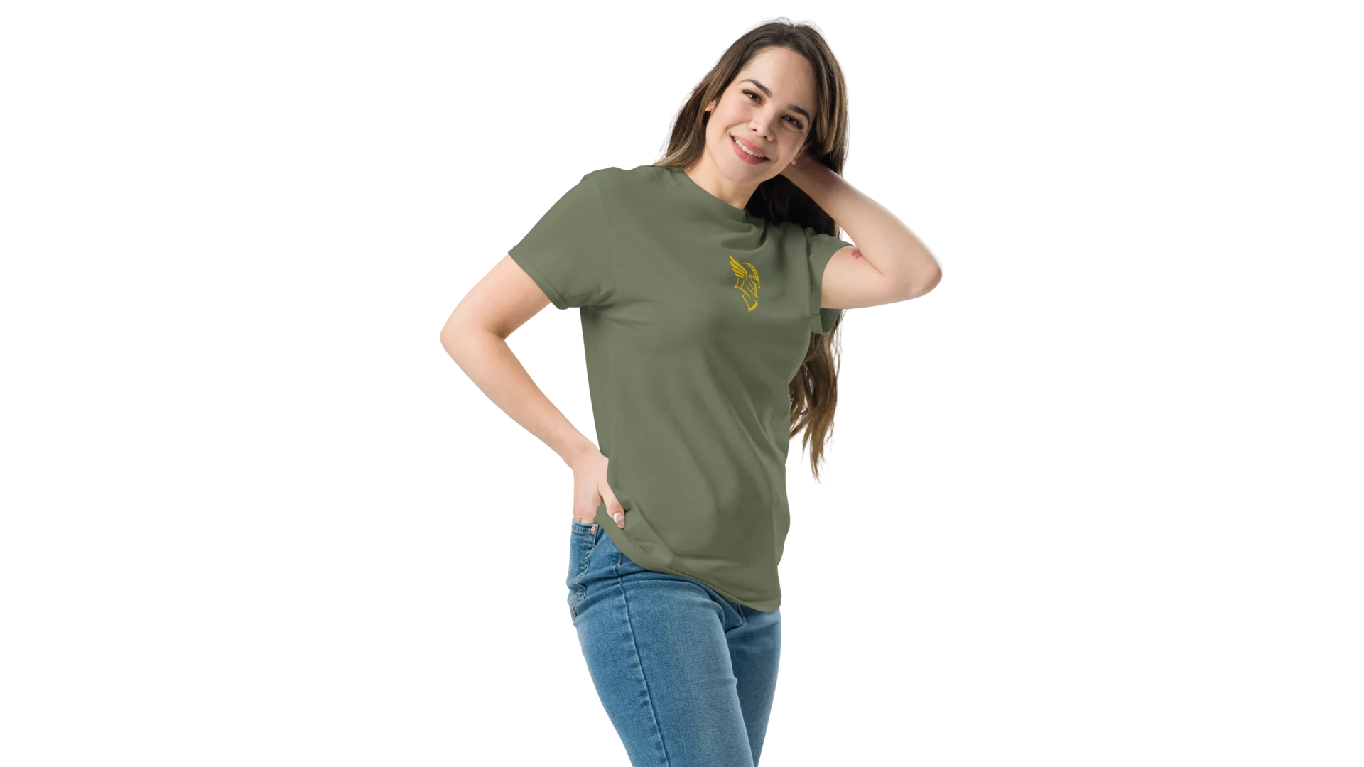 Women's Forge Graphic Cotton Tee - Gold