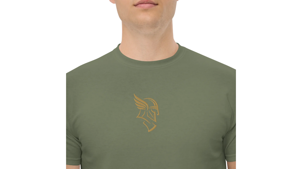 Men's Forge Graphic Cotton Tee - Old Gold