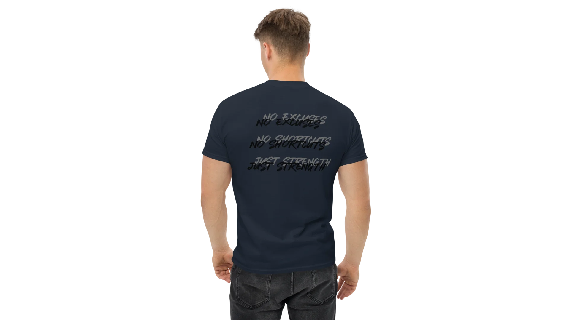 Men's Forge Graphic Cotton Tee - Black