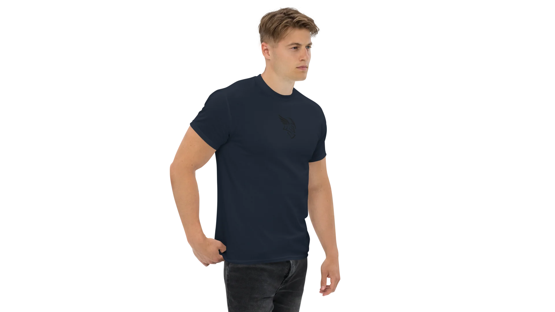 Men's Forge Graphic Cotton Tee - Black