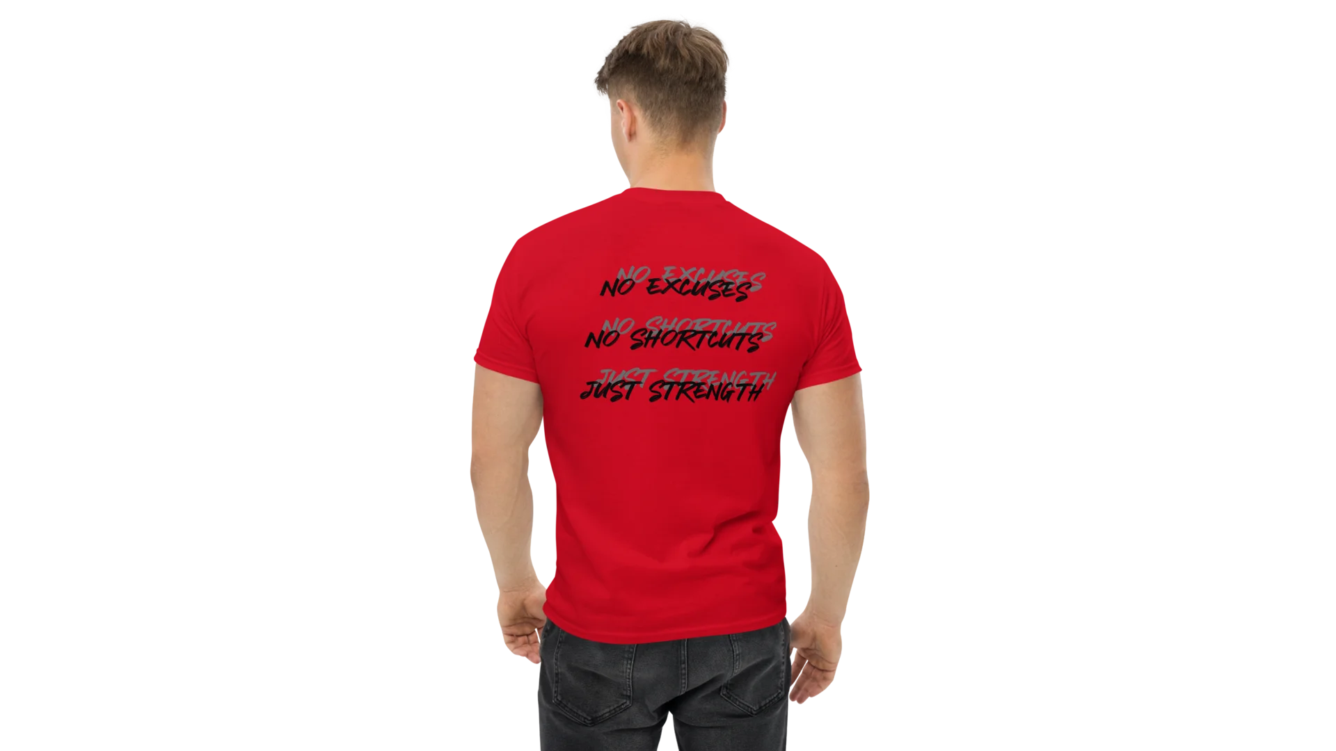 Men's Forge Graphic Cotton Tee - Black