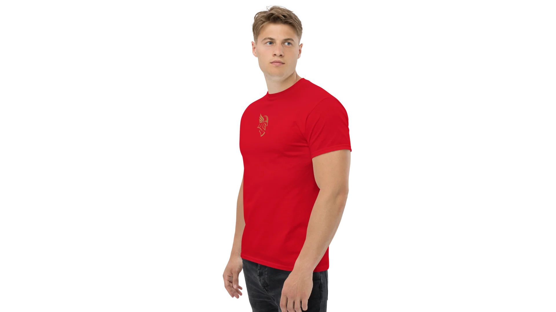 Men's Forge Graphic Cotton Tee - Old Gold