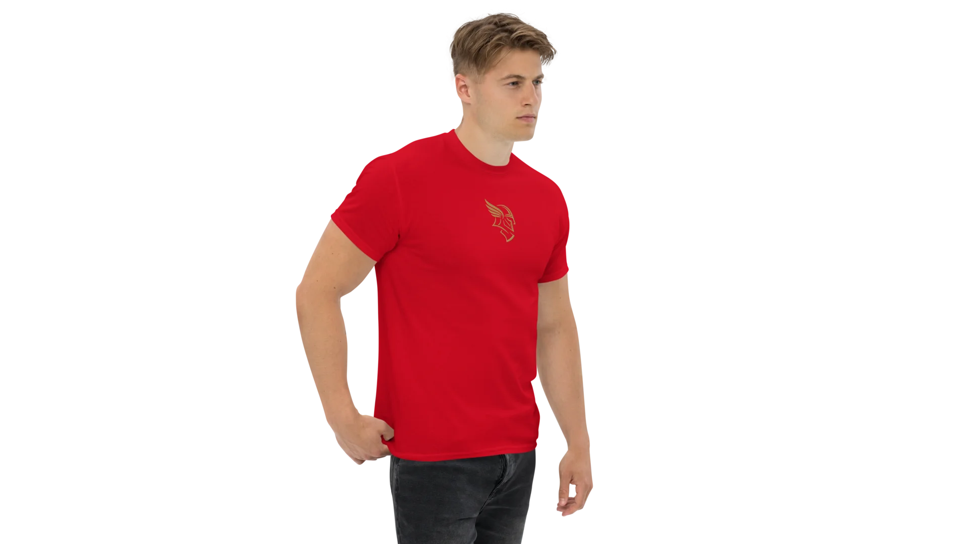 Men's Forge Graphic Cotton Tee - Old Gold
