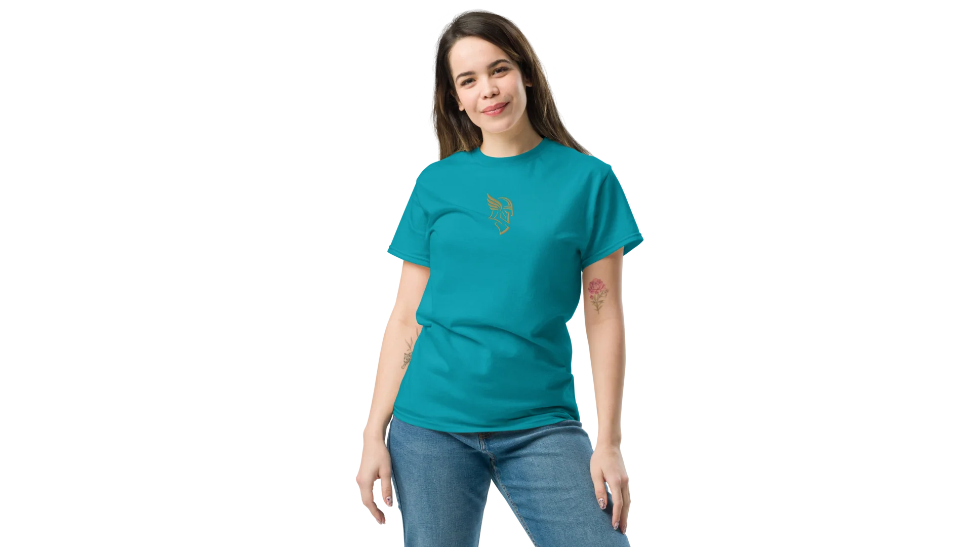 Women's Forge Graphic Cotton Tee - Old Gold