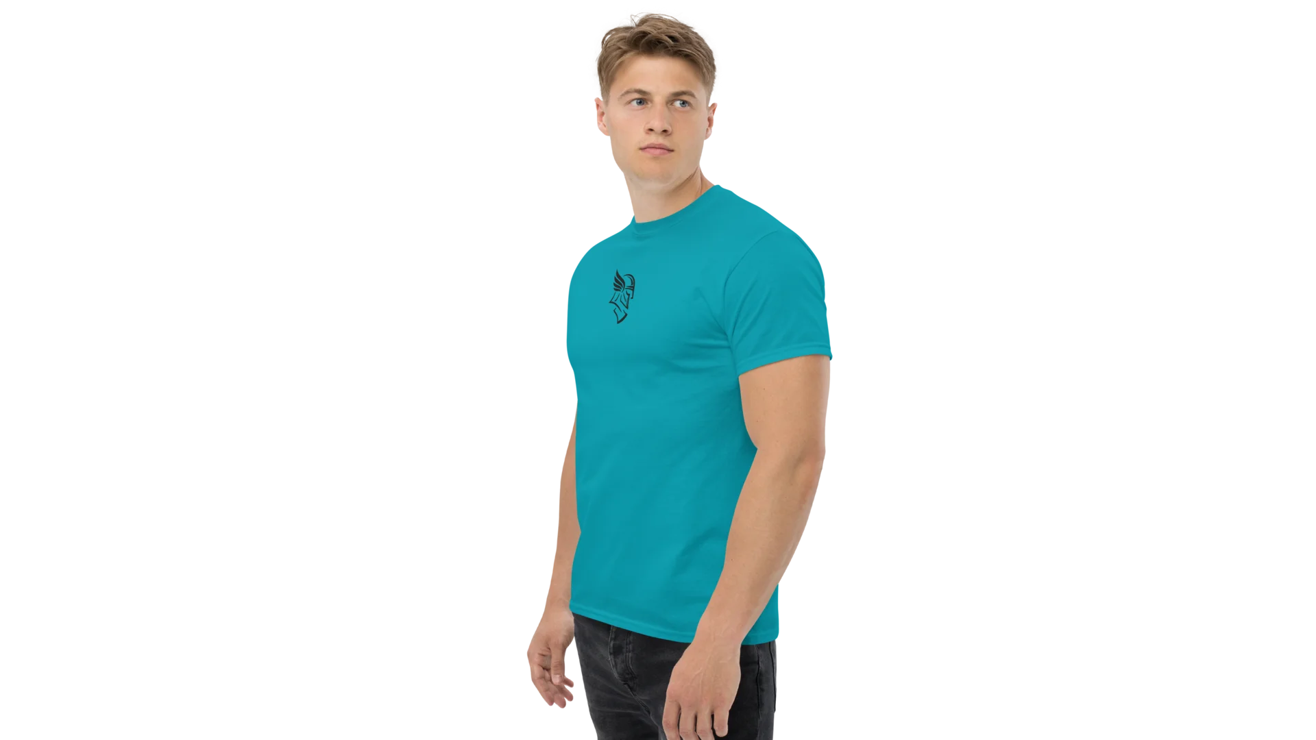 Men's Forge Graphic Cotton Tee - Black