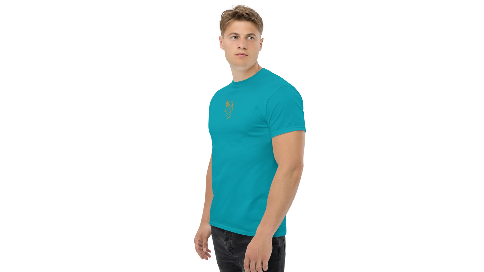 Men's Forge Graphic Cotton Tee - Old Gold