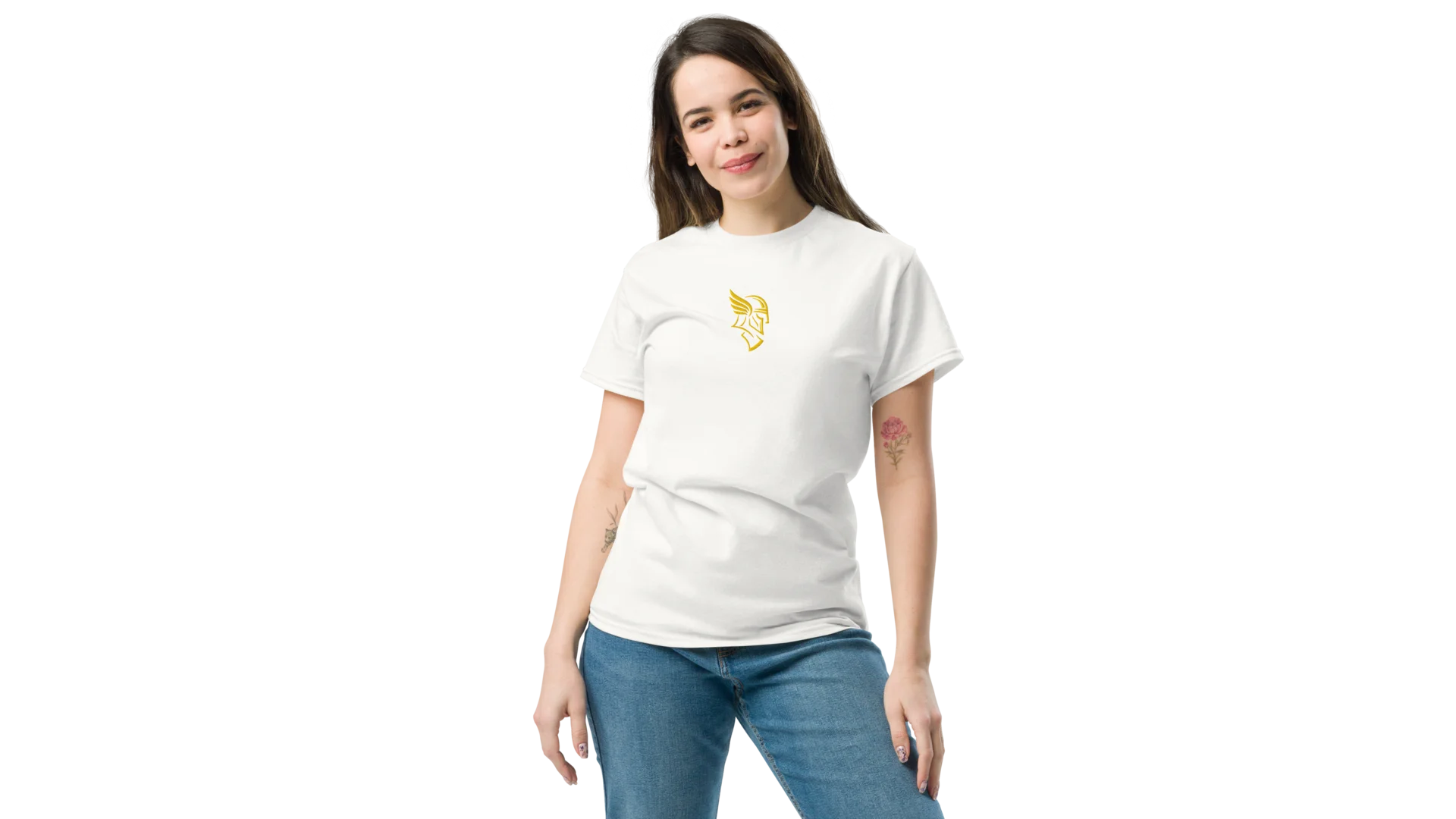 Women's Forge Graphic Cotton Tee - Gold