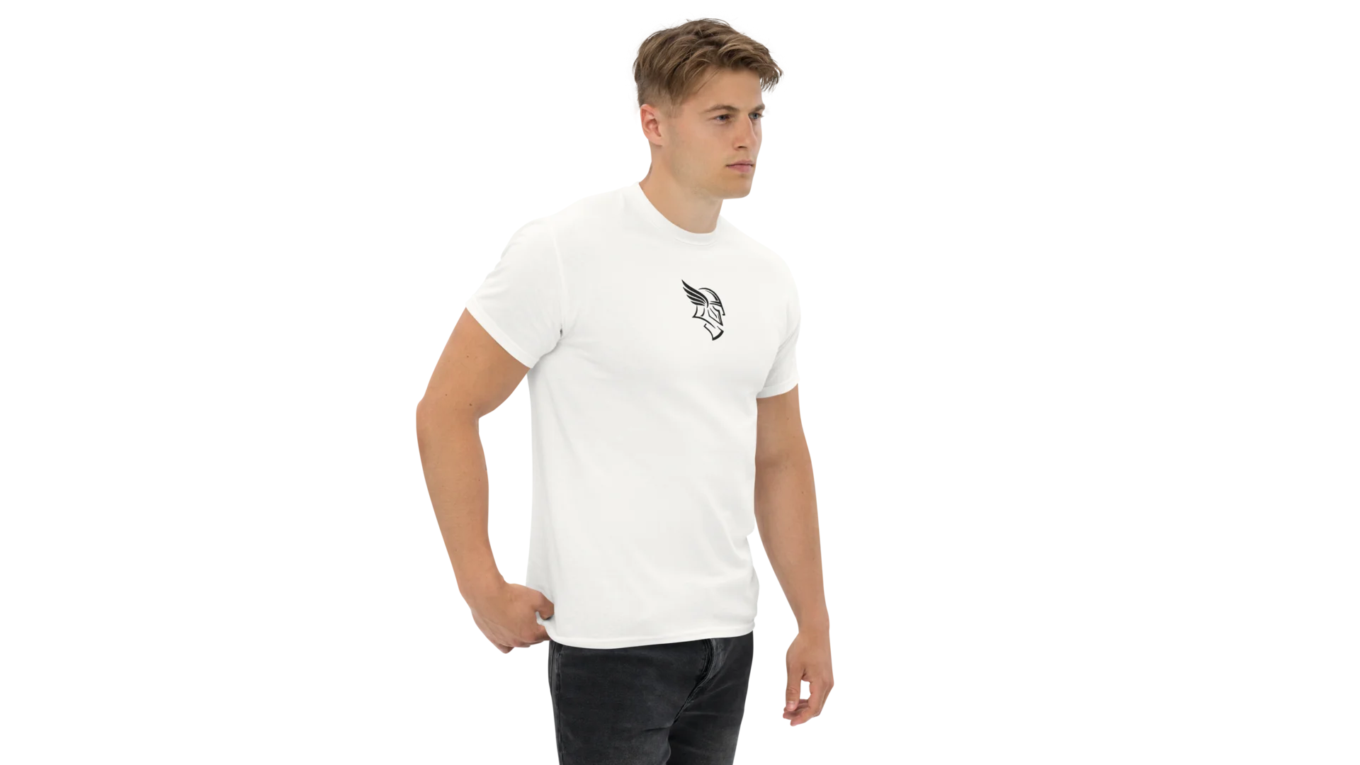 Men's Forge Graphic Cotton Tee - Black