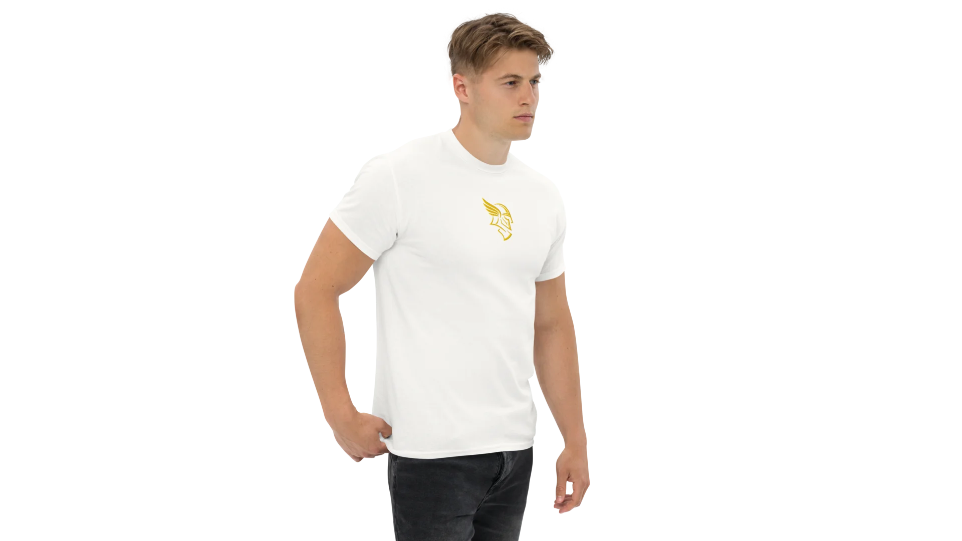 Men's Forge Graphic Cotton Tee - Gold